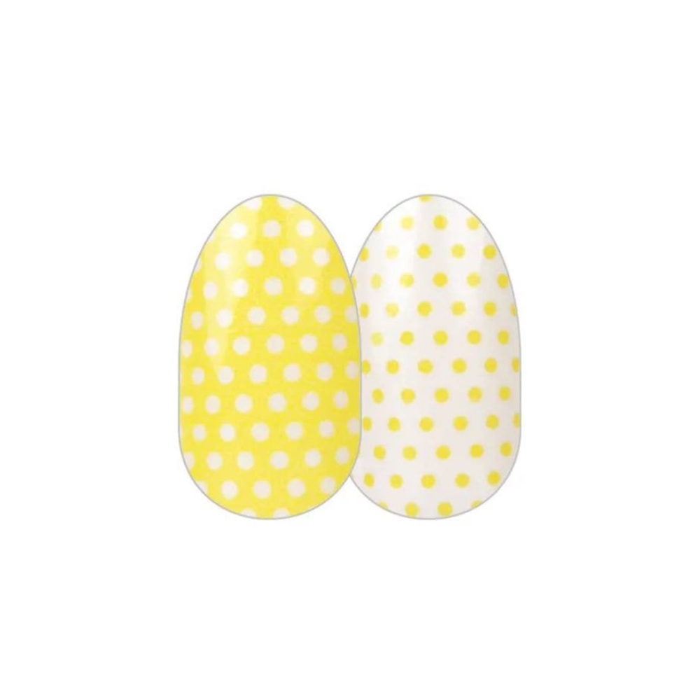 *Retired* Color Street: Bikinis and Bellinis | Polka Dot Yellow White Summer - Picture 10 of 11